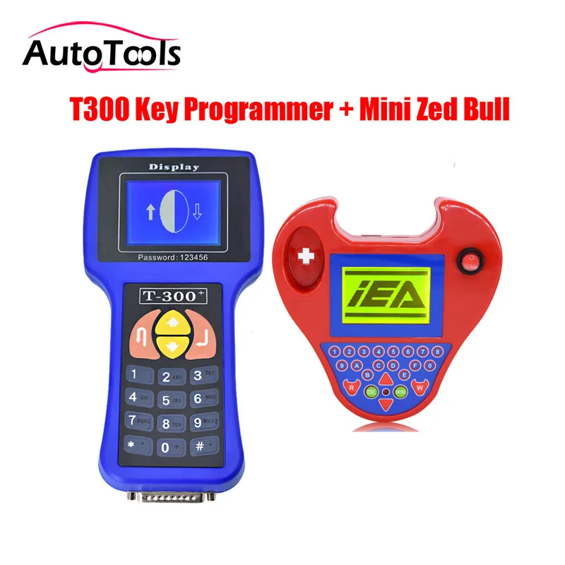 

Auto car Key Programmer T300 V16.8 English/Spansih and mini zed bull CAR key code reader via free shipping
