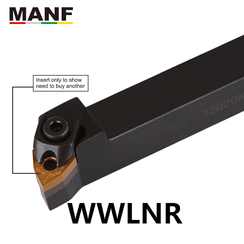 

MANF WWLNR-2525M08 turning tool holder 25mm Turning Tool Holders CNC Lathe Cutting Machining Boring Toolholder tools lathe
