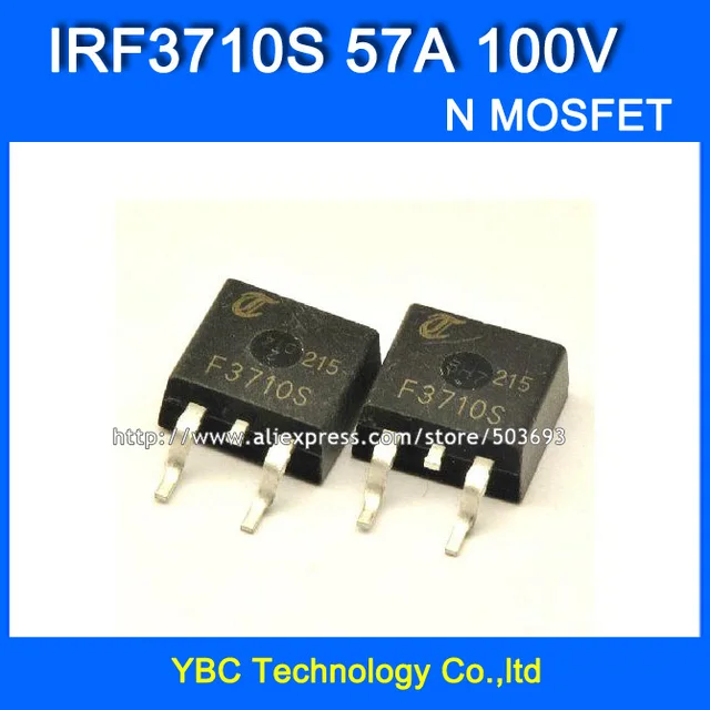 Free Shipping 10pcs/lot F3710S IRF3710S 57A/100V/23MR/200W TO 263 N ...