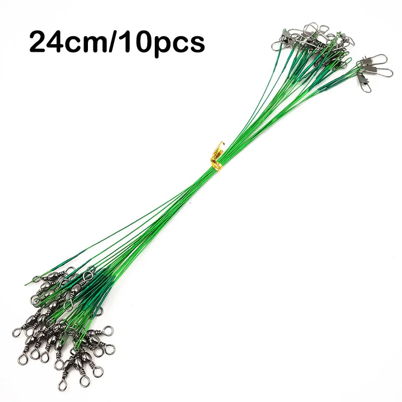 10pcs-green-24cm