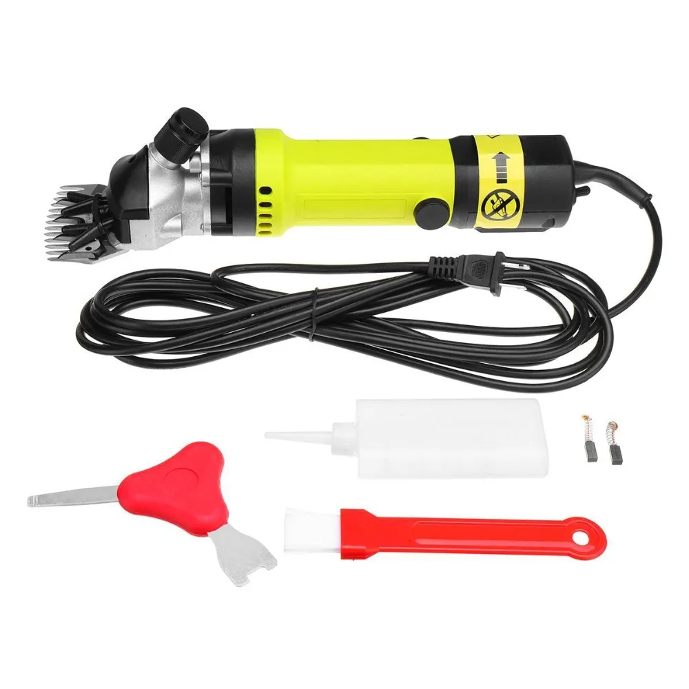 

850W Electric Sheep Clipper Dog Hair Clipper Animal Shearing Supplies Goat Alpaca Hair Cut Machine w/Box Adjustable Speed EU AU