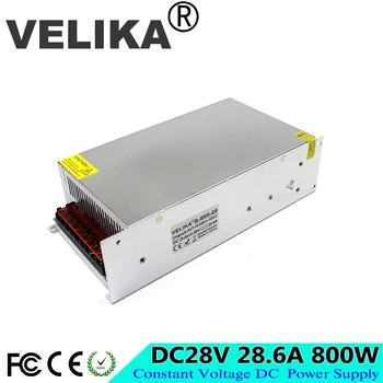 

DC28V Power Supply Voltage Transformer 28.6A 800W Switching Switch Power Source Driver For Led Strip Lamp Lighting CNC CCTV