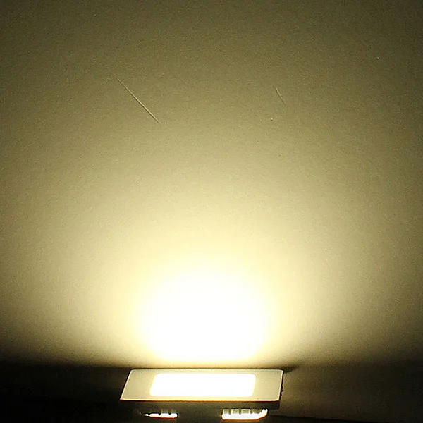 Luz de Teto Led para Baixo Watt Quadrado Recesso Cozinha Banheiro Lâmpada Ac85-265v Luz Branco Quente - Fresco 25 Led 7 Luzes e Iluminação
