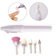 5 насадок/комплект электрический аппарат для маникюра и педикюра, фрезер фрез для маникюра/педикюра ногтей гель Curticle для удаления ногтей дрель для ногтей машина ручка