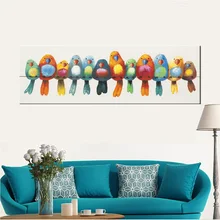 Canvas Art Birds On A Wire Canvas Picture