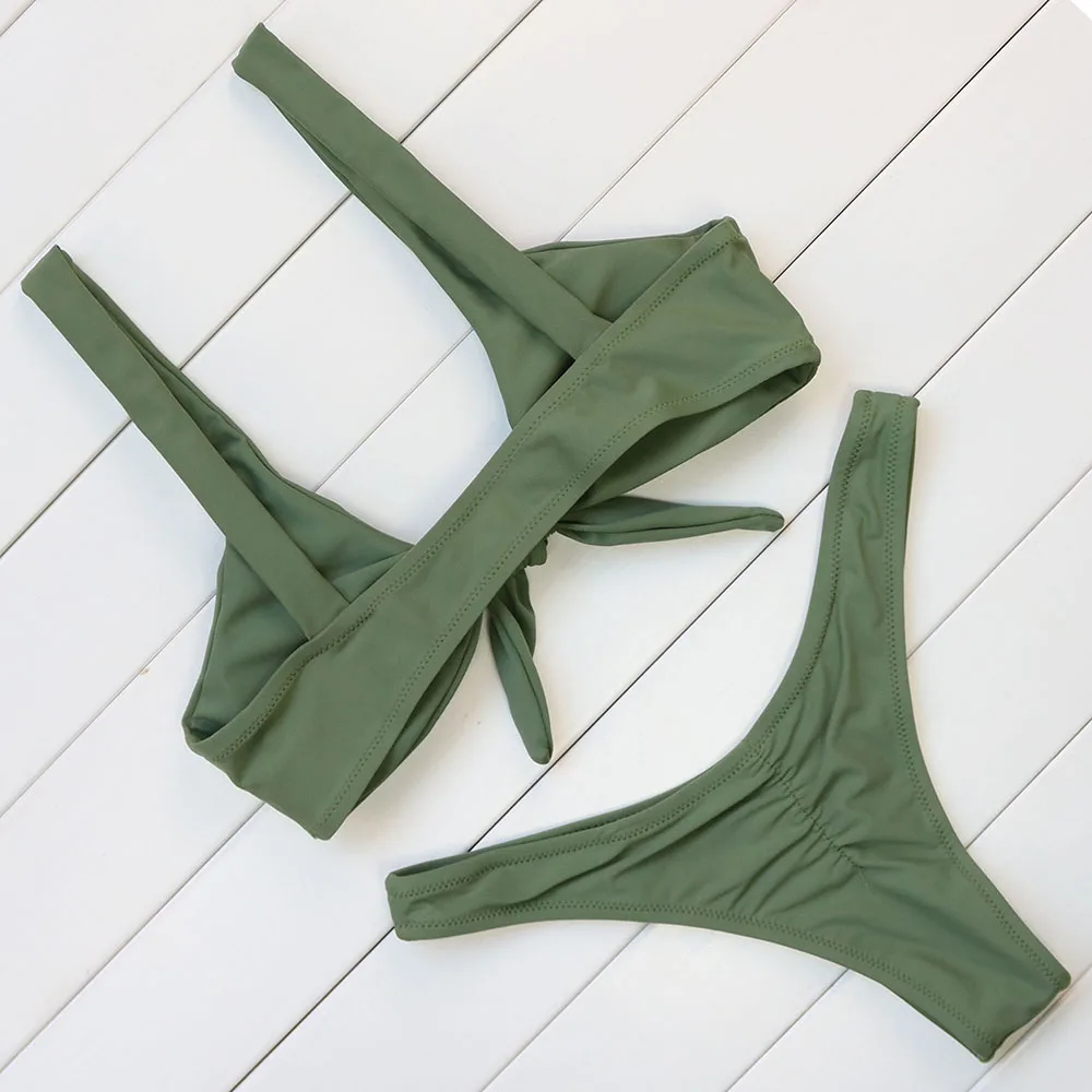 OMKAGI Brand Sexy Brazilian Bikinis Women Swimwear Women Swimsuit Bandage Bikinis Set Push Up Bathing Suit Beachwear Swimming OMKAGI Brand Sexy Brazilian Bikinis Women Swimwear Women Swimsuit Bandage Bikinis Set Push Up Bathing Suit Beachwear Swimming