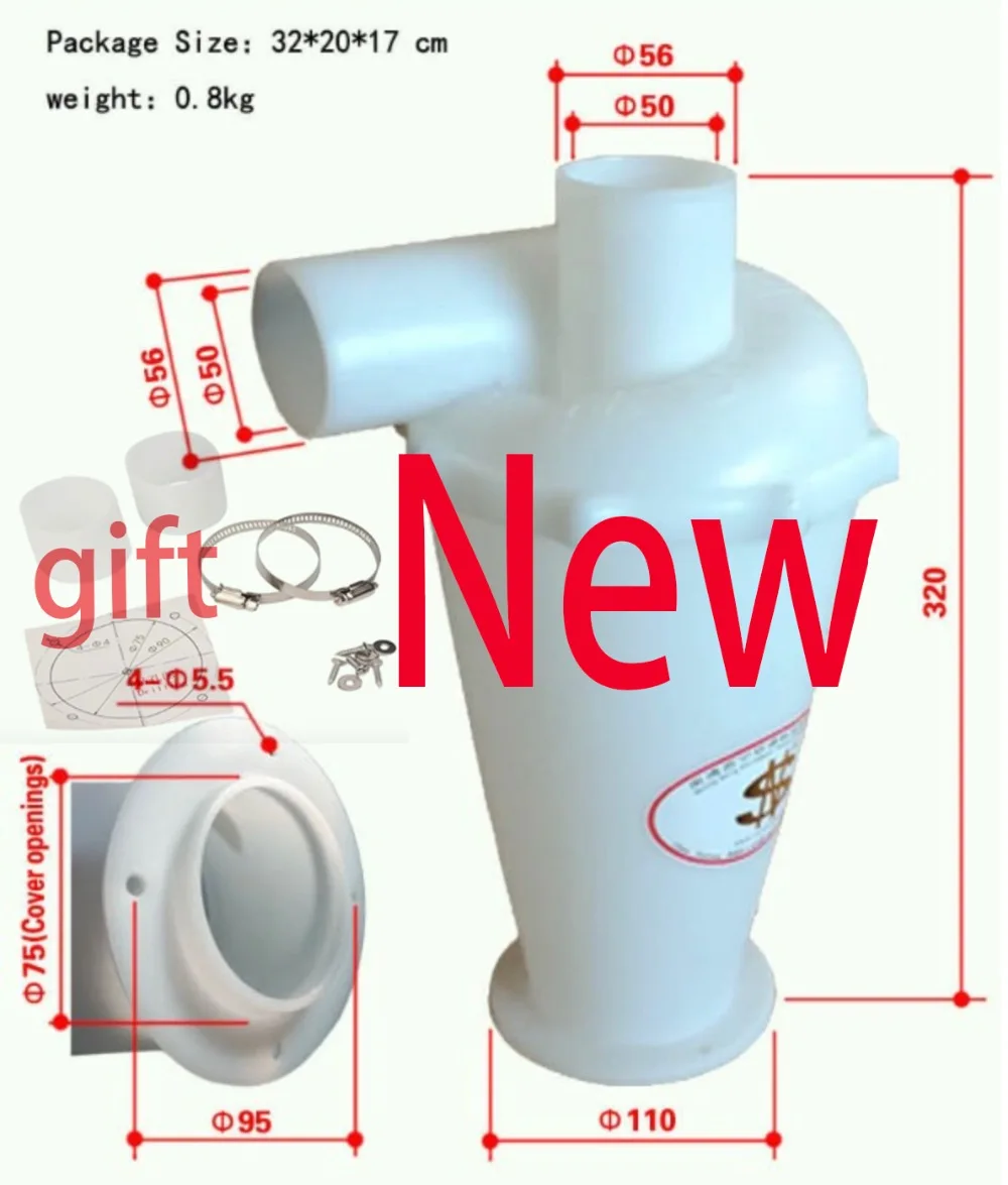 

SHIP FROM RUSSIAN Cyclone DIY Dust Collector Filter Wood Tool Cleaner Vacuum Cleaner Vacuum Sweeper Aspirator Dust Catcher Photo