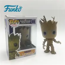 Marvel FUNKO POP! 1pcs Guardians of the Galaxy Groot Vinyl Doll Friend Child Boy Birthday Party Wedding Action&Toy Figures Gift funko pop bobble фигурка guardians of the galaxy 2 groot