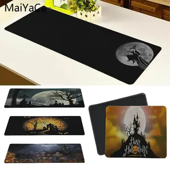 

MaiYaCa Your Own Mats Halloween full moon Graveyard Pumpkins Beautiful Large Gaming Mouse Pad Lockedge Mouse Mat Keyboard Pad