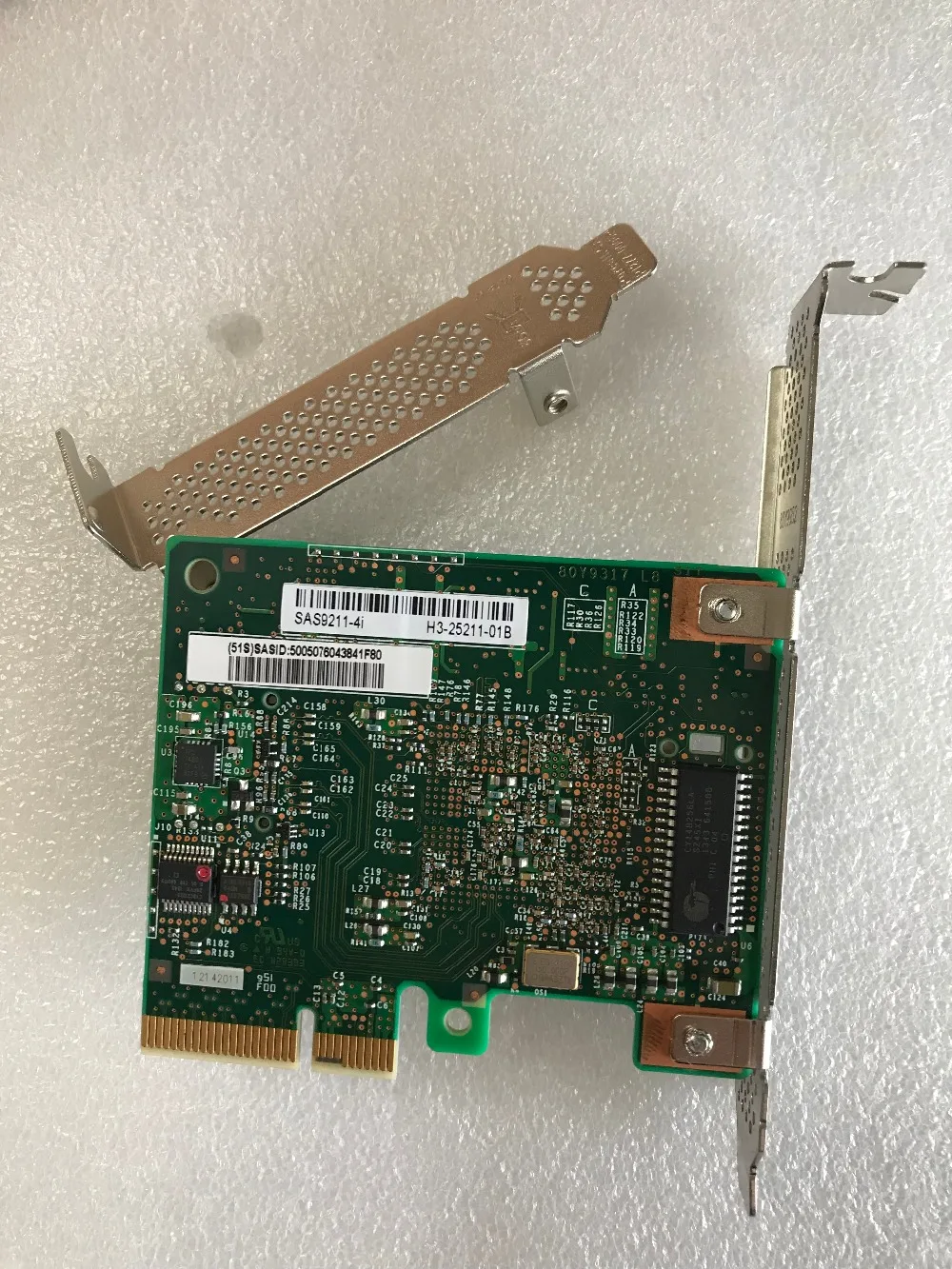  RaidStorage Avago LSI SAS 9211-4I LSISAS2004it 4 port NO-RAID HBA JBOD SATA SFF8087 6 Gb PCI-E 20X4