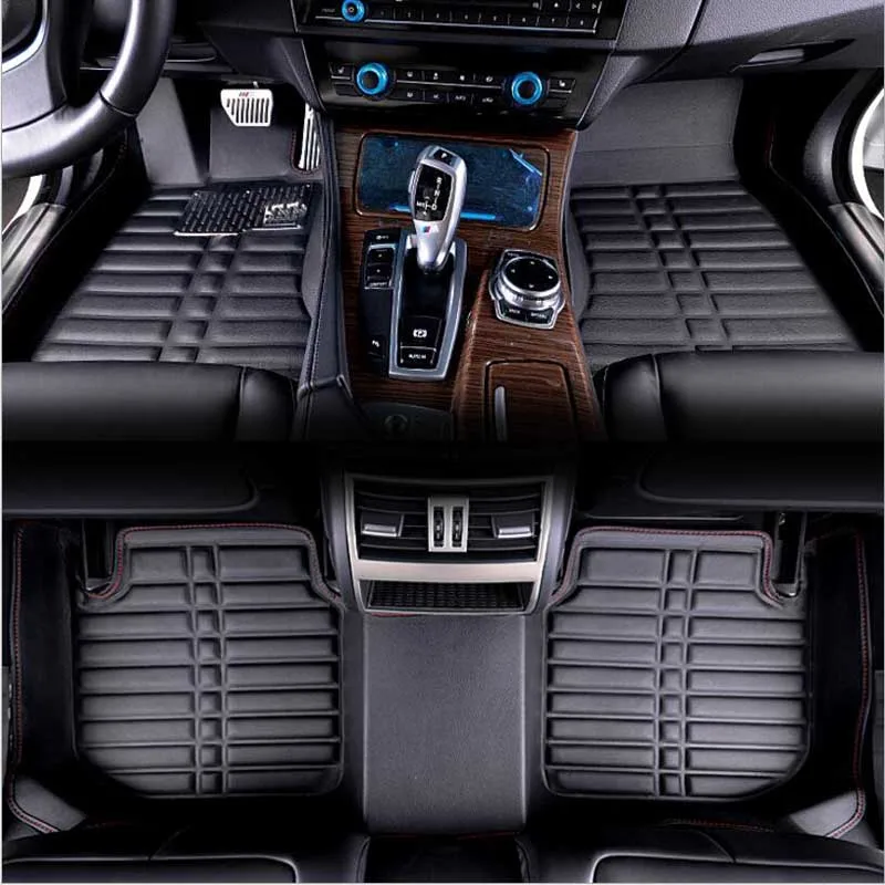 

For Ford Escape 2013-2017 Auto Mats Carpets All-weather Front & Rear carpet Mat waterproof floor Auto Custom Made 3D carpet
