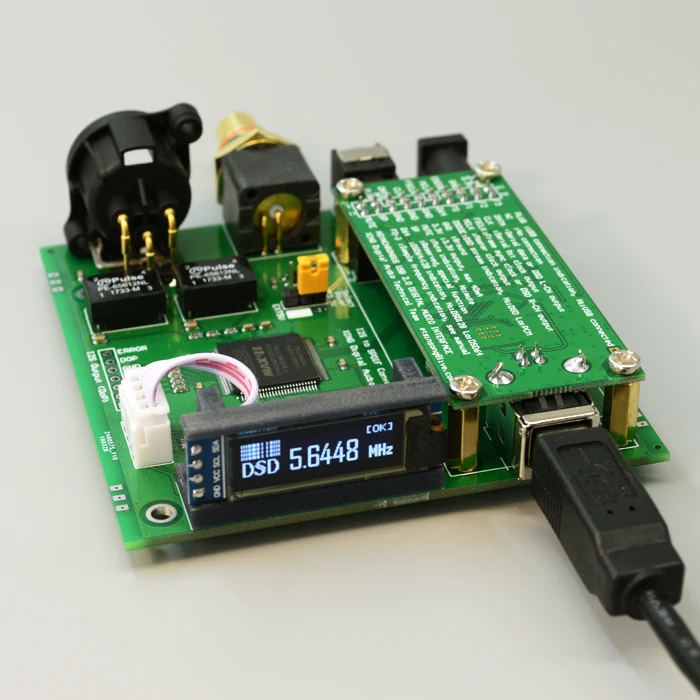 USB-200 USB Интерфейс Hi-Fi аудио I2S IIS PCM 384 кГц DSD128 5 V/3,3 V