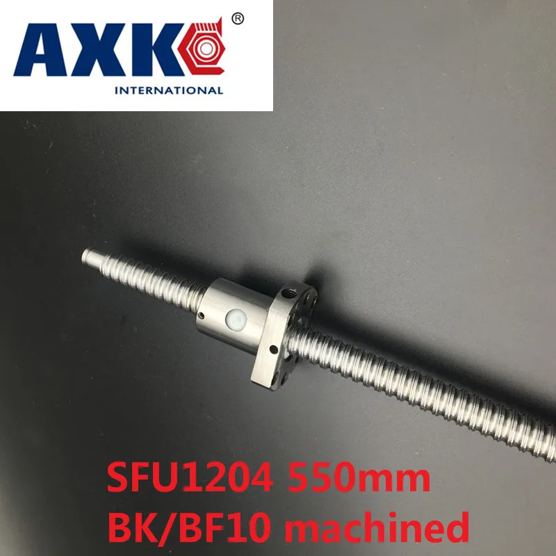 

Axk Sfu1204 550mm Long Rolled Ball Screw C7 Bk/bf10 End Machined With 1204 Single Ball Nut For Cnc Parts