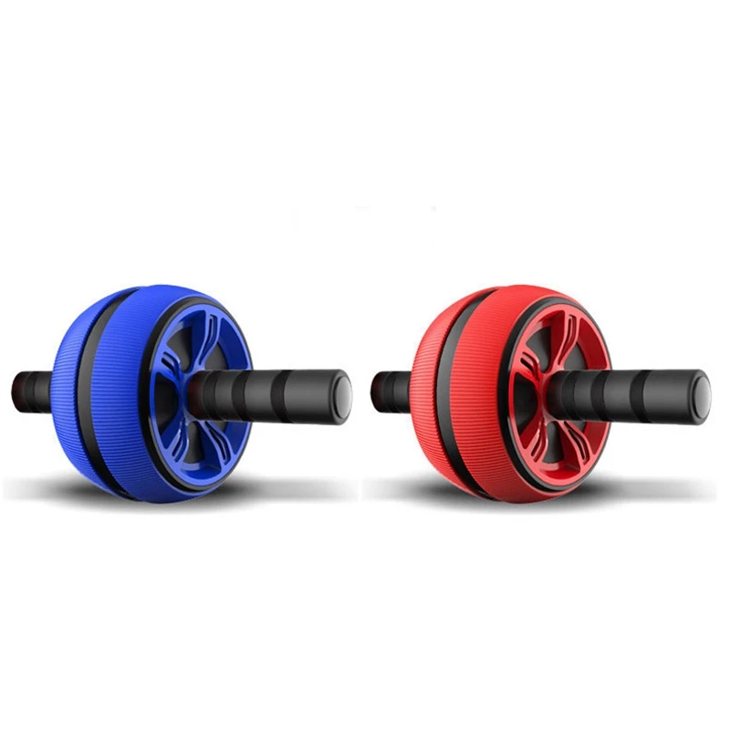 Топ!-синее большое бесшумное Tpr колесо тренажер колесо оборудование для спортзала фитнеса дома упражнений Бодибилдинг Ab ролик