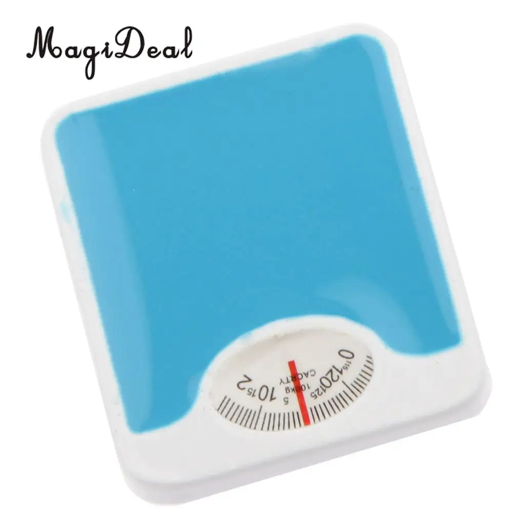 MagiDeal Top Sale 1Pc 1/12 Scale Dolls House Miniature Metal Weight Scales for Bedroom Decor Children Toy 2 Colors 230x260mm