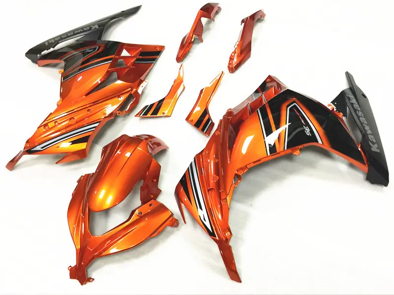 

free shipping for ninja300 2013 2014 Bright Black Aftermarket Motorcycle all black color Fairing (Injection Molding)