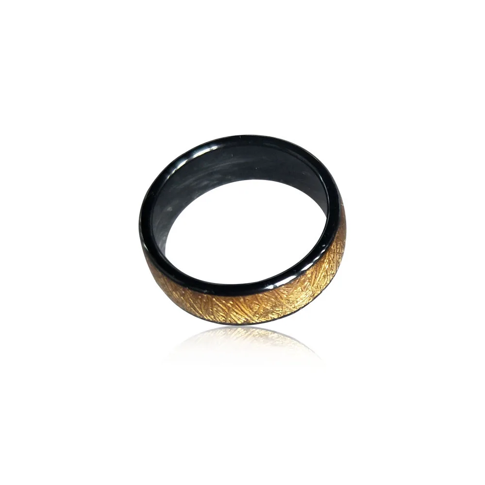 125 кГц или 13,56 МГц RFID керамика Смарт палец Золотое кольцо носить для мужчин или женщин - Цвет: 125KHZ-17mm