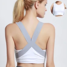 BESGO с перекрестными ремешками удобный пуш-ап сексуальный бесшовный Спортивный Бюстгальтер быстросохнущие упражнения Спортивные Для Бега Спортзала фитнеса йога рубашка