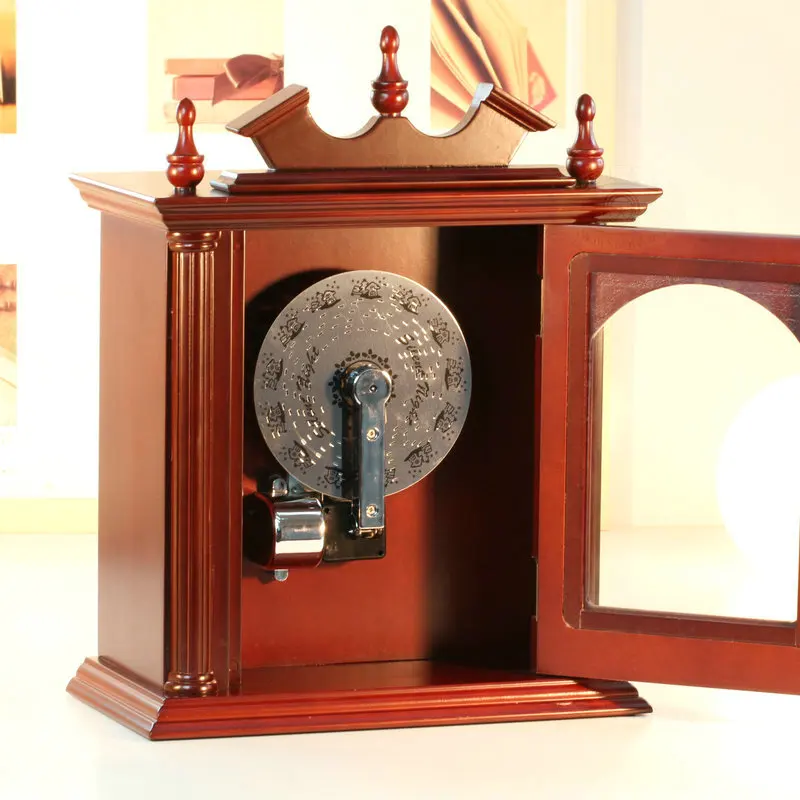 

Wooden wardrobe electromechanical 30 music box cd player male gift birthday wedding Christmas home decoration free shipping