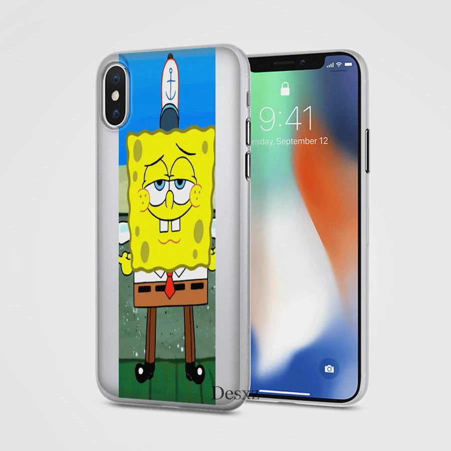 Чехол для мобильного телефона чехол iphone 5 5s se 6 6s 7 8 Plus X XS Max сумка со Спанч