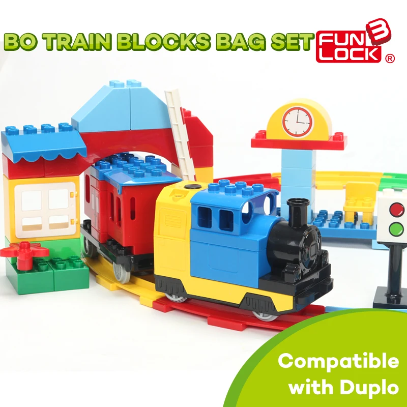 Lego Duplo ferrocarril Train negro ferrocarril cruce 90 Track 