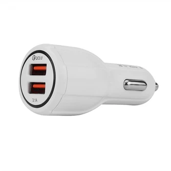 

1Piece Dual USB Type-C Car Charger Power Delivery Charging Phone Adapter Quick Chargers 3.0 For iPhone Samsung