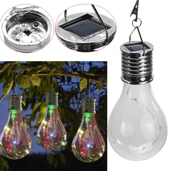 

1.2V Solar Panels LED Waterproof Solar Light Bulb Rotatable Outdoor Garden Lamp Camping Hanging Stars Light Lamp Bulb Decoration