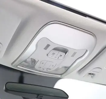 

For Jeep Renegade 2015 2016 2017 ABS Matte Car front reading Lampshade cover trim Sticker Car Accessories Styling 1pcs