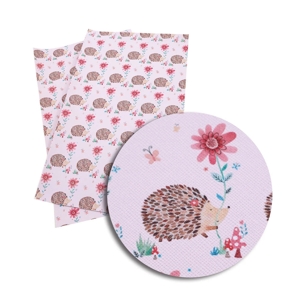 

David accessories 20*34cm animal faux artificial Synthetic leather fabric hair bow diy decoration crafts 1piece,1Yc3607