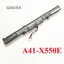 A41-X550E bateria bateria Bateria Para Asus bateria X450 X450E X550E X450J X450JF X751M X751MA-DB01Q X751MA