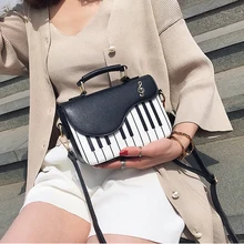 2019 Pink Messenger Bag New Cute Piano Contrast Colr Pattern Pu Leather Women's Flap Casual Ladies Shoulder Bag Crossbody 2019 Pink Messenger Bag New Cute Piano Contrast Colr Pattern Pu Leather Women's Flap Casual Ladies Shoulder Bag Crossbody