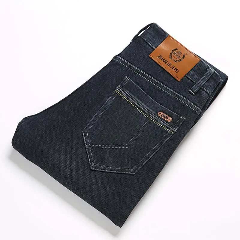 

Autumn New Fashion Stylish Men Winter Jeans Trousers Denim Pants Smart Casual Jeans Blue Black Loose Baggy Trousers Jogges