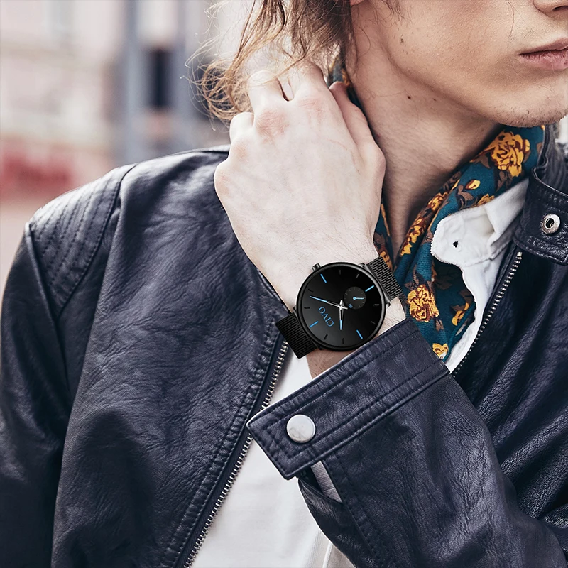 Часы Reloj Hombre 2019 CIVO мужские наручные брендовые Роскошные водонепроницаемые