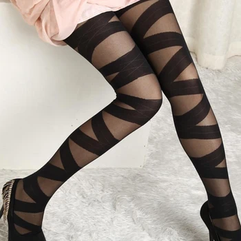 

Sexy Skinny Women Stockings Fashion Goth Rocker Cross Bandage Straps Pants Pantyhose Tights Stockings New Arrival