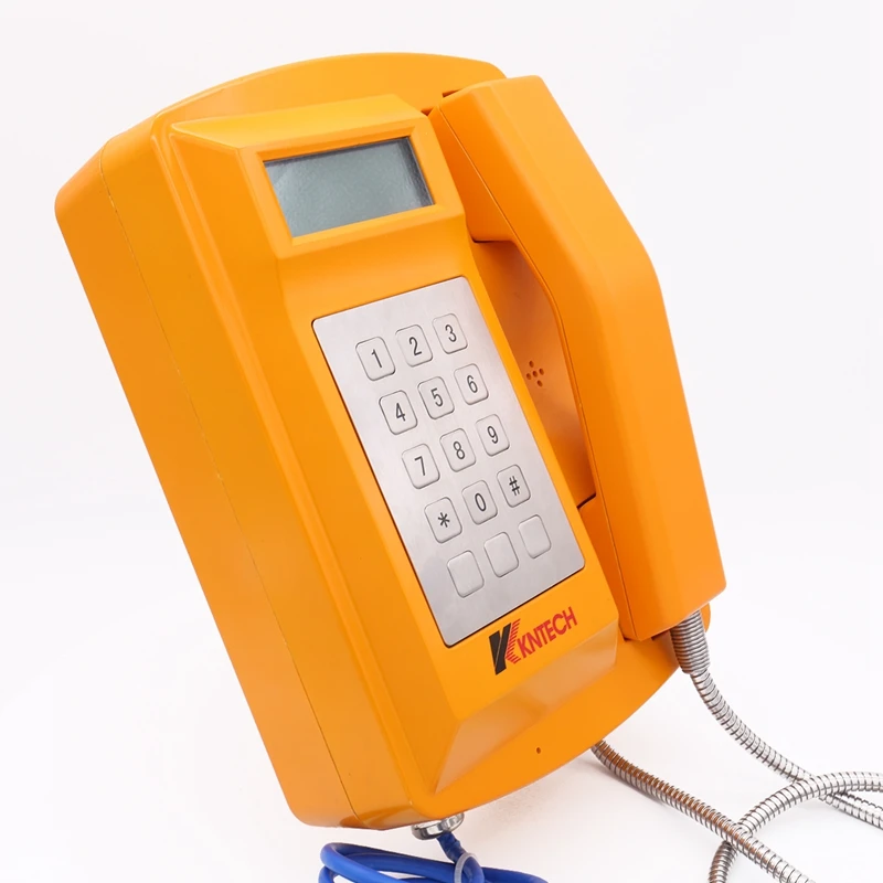 KNTECH KNSP 18 IP версия промышленный телефон водостойкий Shokproof с ЖК дисплей экрана/Call ID