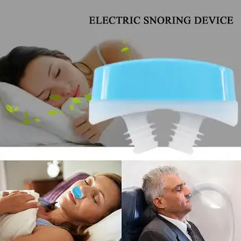 

Electric Silicone Anti Snore Nose Stopping Breathing Apparatus Guard Sleeping Aid Mini Snoring Device Relieve Snoring Dropship