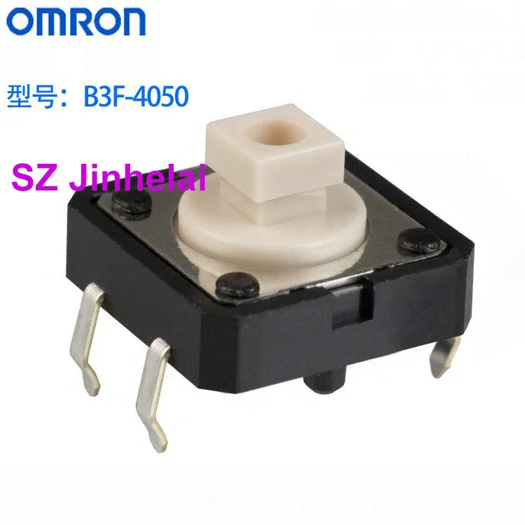 

OMRON B3F-4050 Authentic original TACTILE SWITCH 1.27N,Key button 12*12*7.3mm сенсорный выключатель кнопка