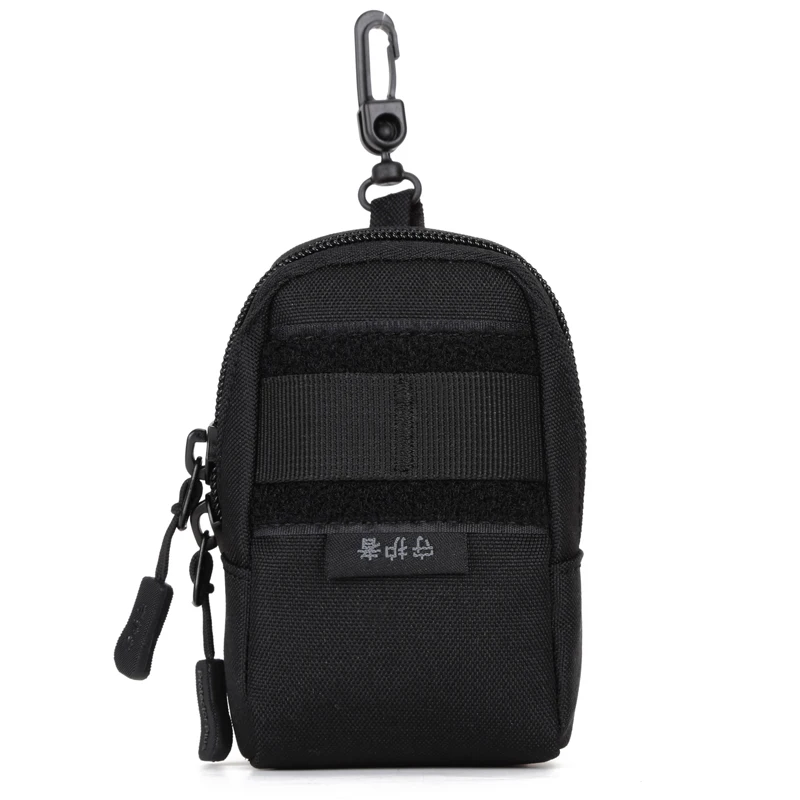 

Men Mini Hook Nylon Wallets For Military Coin Pocket Cell Phone Case Purse Pouch Waterproof Riding Hip Bum Belt Waist Pack Bags