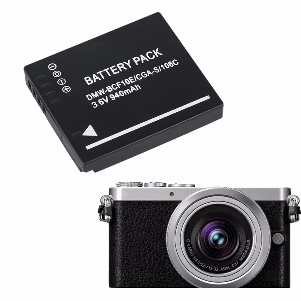 DMW BCF10E/S009 940MAH 3.6V Rechargeable Li ion Battery Camera Battery