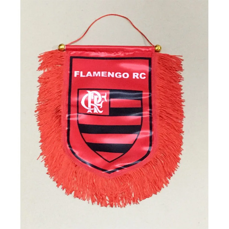 

Brazil Clube de Regatas do Flamengo RJ 30cm*20cm Size Double Sides Christmas Decorations for Home Hanging Flag Banner Gifts