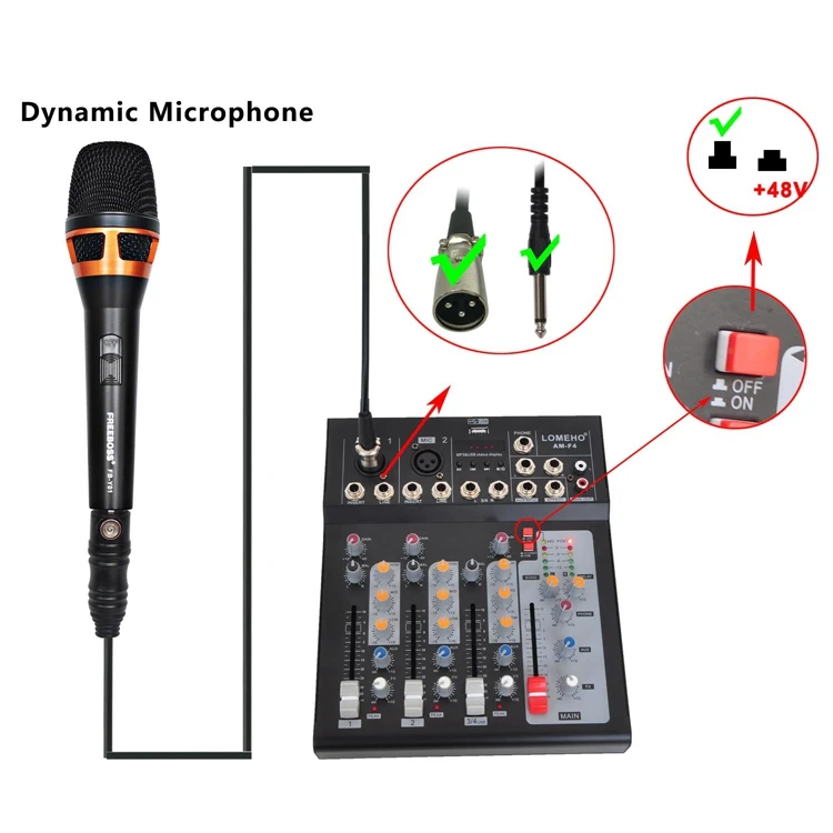 AM-F4  12   Audio Mixer