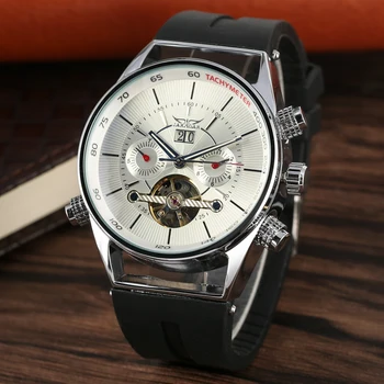 

Sports Watch Men Tourbillon Automatic-self-winding Silicone Strap Wristwatch For Men Multi Dial Mechanical Watches For Boys Gift