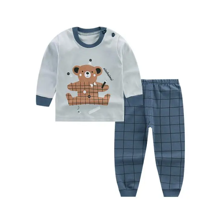 23 дизайна, детские пижамы, осенняя одежда для сна, пижамы с рисунками животных, детский пижамный комплект, пижамы унисекс для мальчиков и девочек,#8LG0205 - Цвет: Style V as picture