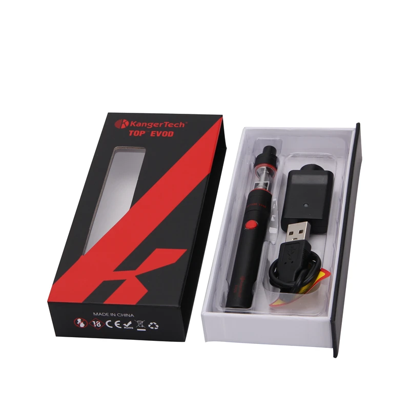 Электронная сигарета Kanger Top Evod Topevod Starter Kit 1 7 мл Toptank атомайзер и 650 мАч батарея
