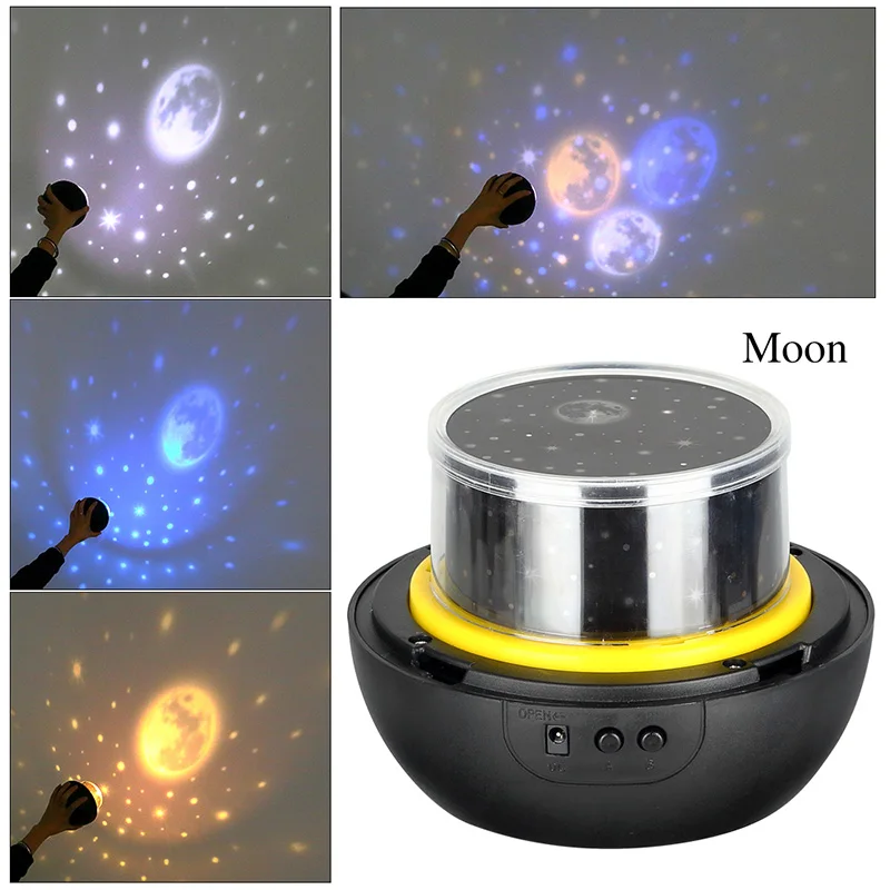 LED Night Light Starry Sky Magic Star Moon Planet Projector Lamp Cosmos Universe Luminaria Baby Nursery Light  1