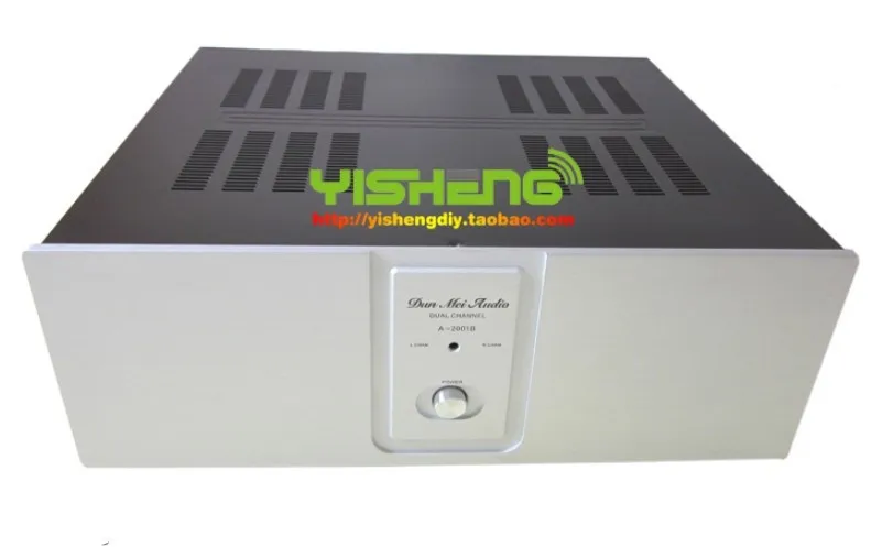 KYYSLB 2018 A2001B amplifier chassis Back Stage Amplifier Chassis Aluminum panels AMP case Enclosure headphone amp case