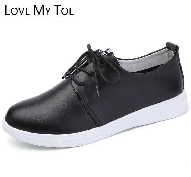 Женские кроссовки из натуральной кожи на плоской подошве|shoes for women|women shoesflat shoes women