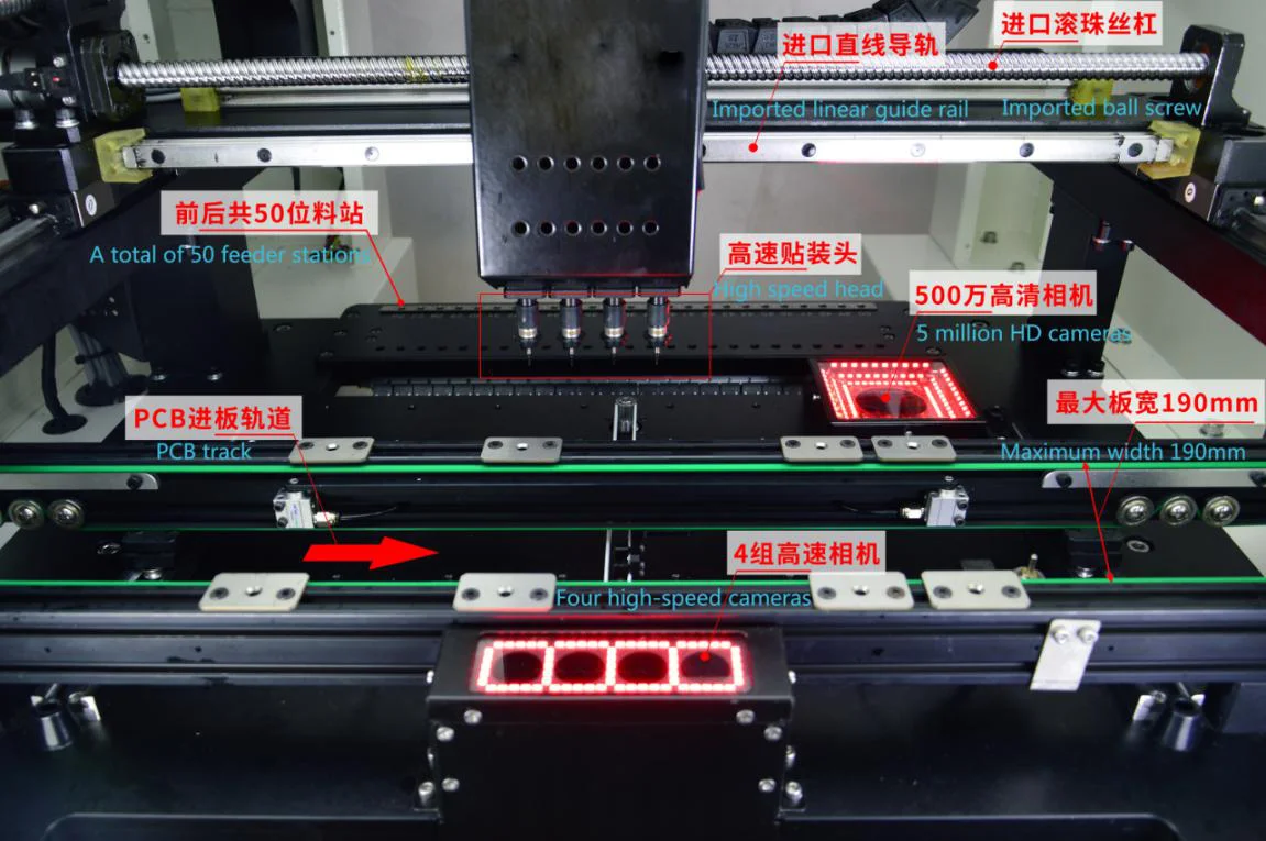 Лидер продаж в Китае! поверхностного монтажа машины smt550 Chip Mounter светодиодный SMT машины которые поддерживают кабель электропитания можно