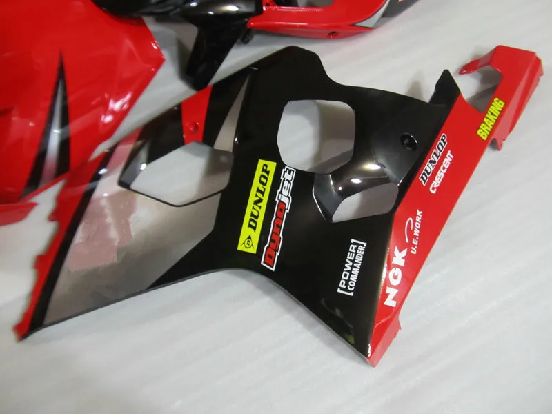 Набор обтекателей для литья под давлением GSXR600 750 K4 04 05 GSXR 600 GSXR750 2004 2005 ABS красный