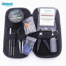 Glotech Alien wire coil jig Japanese organic cotton pliers Ceramic tweezer DIY tools kits for E cigarette RBA RDA RTA atomizer